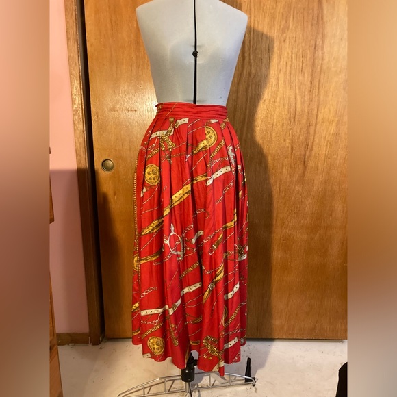 Vintage Equestrian Maxi Skirt - Picture 1 of 9